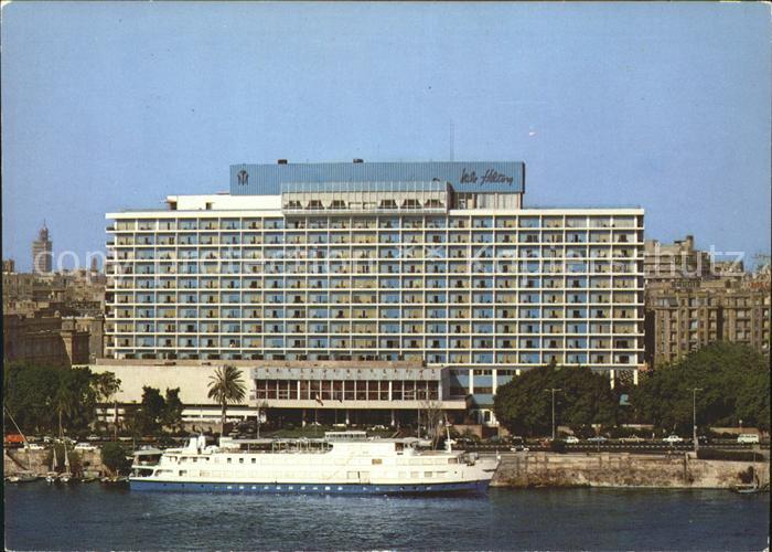Cairo Egypt Nile Hilton Hotel Boat Isis
