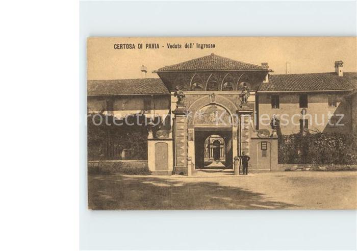 Certosa Di Pavia Veduta dell'Ingresso