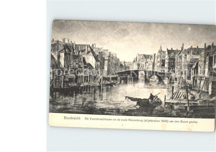 Dordrecht Voorstraatshaven Nieuwbrug