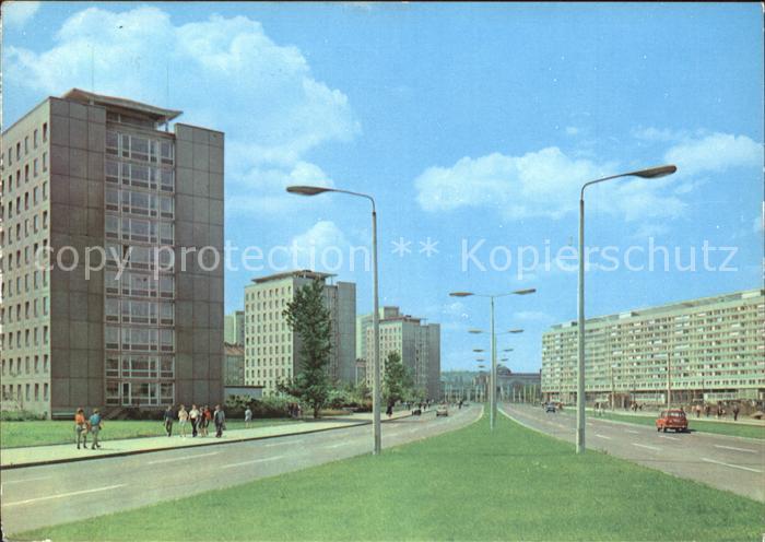 DRESDEN Elbe Neubauten Christianstrasse