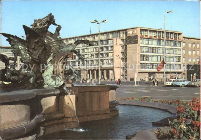 LEIPZIG Sachsen Hauptpostamt Karl Marx Platz