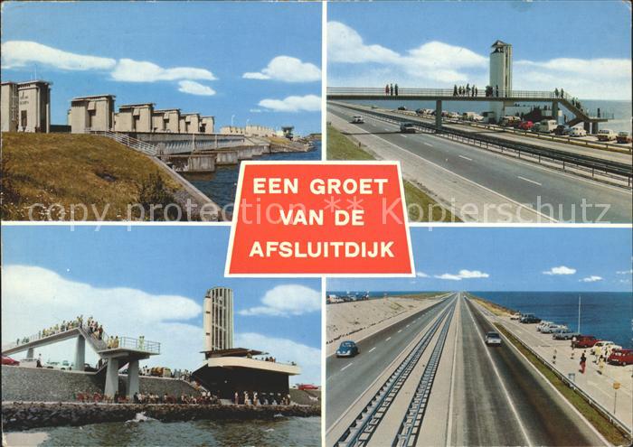 Afsluitdijk Monument Abschlussdeich Enclosing Dam La digue
