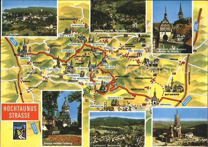 Falkenstein Taunus Koenigstein Camberg Reifenberg Kirche St Ursula