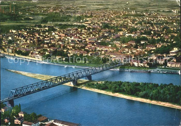Neuwied Rhein Fliegeraufnahme
