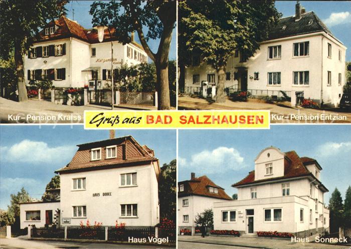 Bad Salzhausen Kur Pension Kraiss Entzian Haus Sonneck Vogel