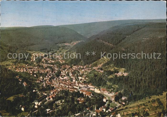 Wildbad Schwarzwald Fliegeraufnahme