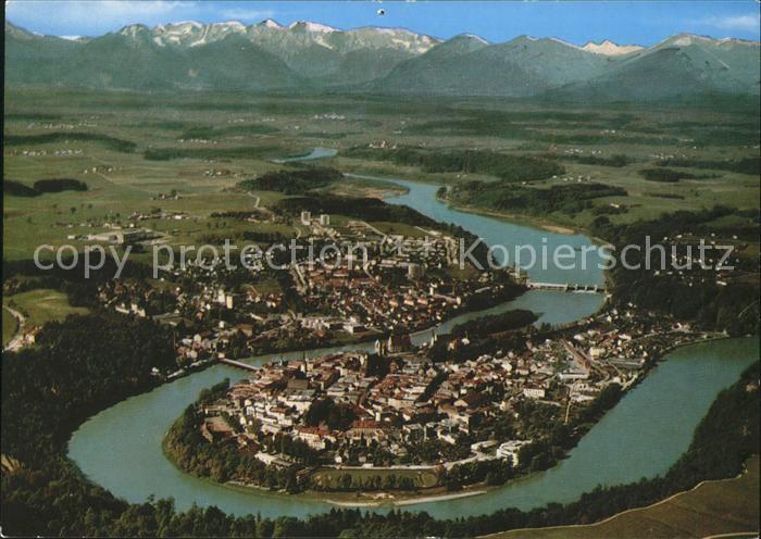 Wasserburg Inn Fliegeraufnahme