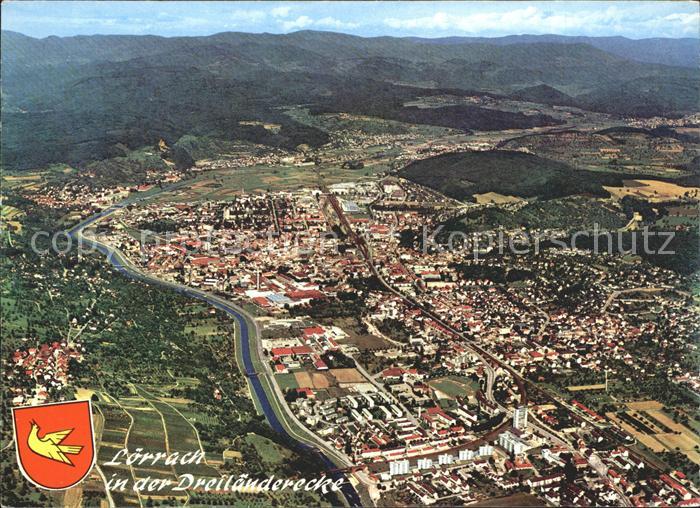 LoeRRACH Baden BW Fliegeraufnahme