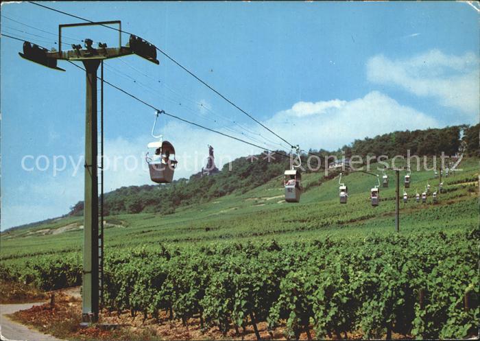 Ruedesheim Rhein Kabinenlift Niederwalddenkmal