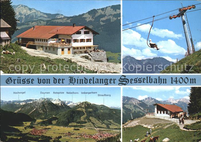 Hindelang Sesselbahn Hochvogel Daumen Rotspitze Nebelhorn