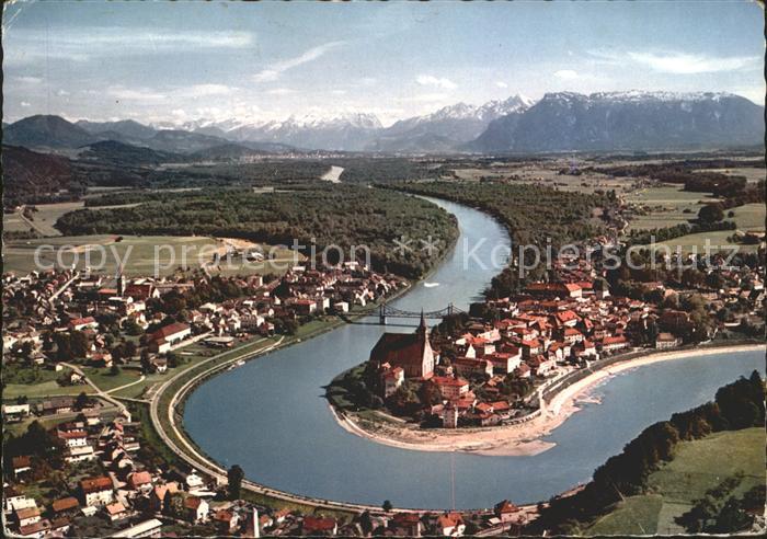 Laufen Salzach Salzburger Alpen