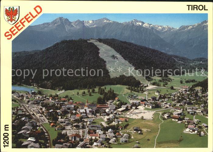 Seefeld Tirol See Olympia Sport Kongresszentrum Gschwandtkopf Hintergrund Stubai