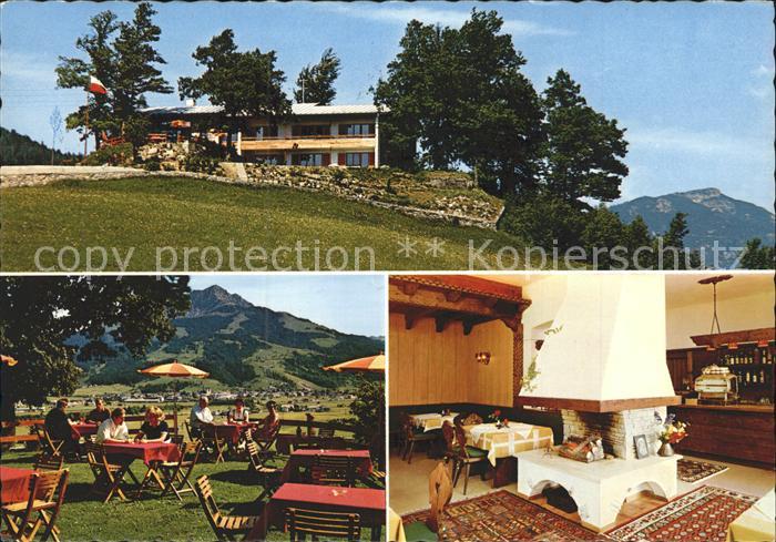 St Johann Tirol Krummerstein Stueberl Gastraum Gartenwirtschaft