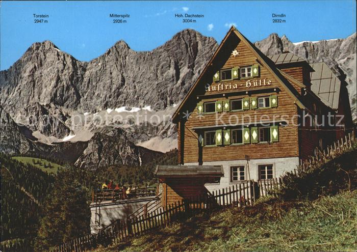 Ramsau Dachstein Steiermark Austria Huette Dachsteinsuedwand