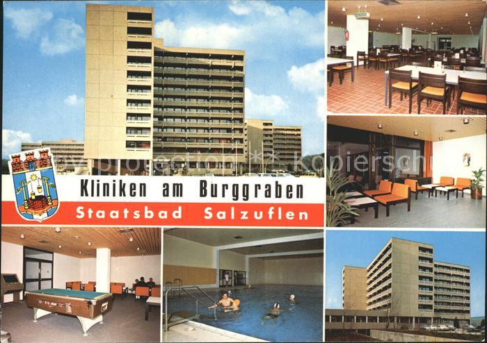 Bad Salzuflen Kliniken am Burggraben Gastraum Billard Swimmingpool