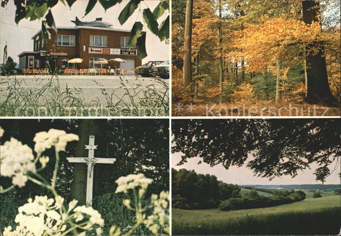 Teuven Restaurant Rode Bos Kreuz Wald Panorama