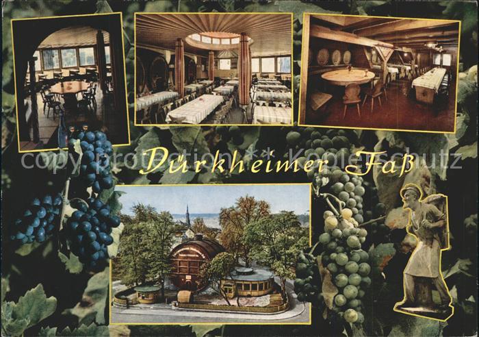 Bad Duerkheim Naturweinschaenke Duerkheimer Fass Gastraum Fass