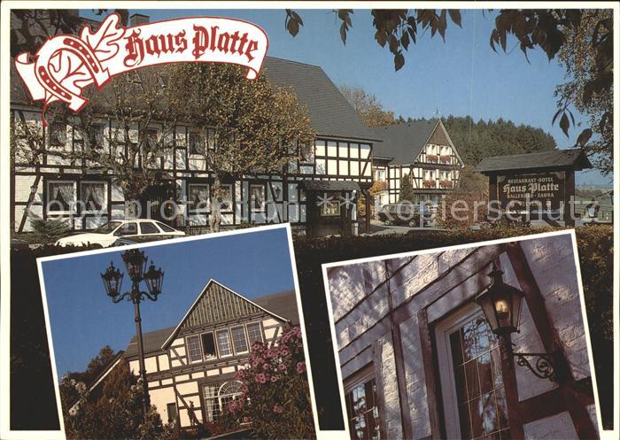 Niederhelden Haus Platte Teilansichten