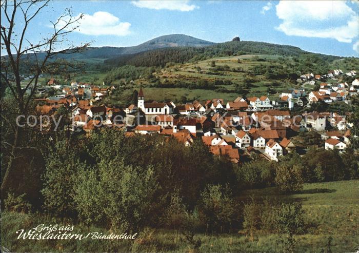 Wieslautern Pfalz Ortsansicht Dahner Burgen und Felsenland