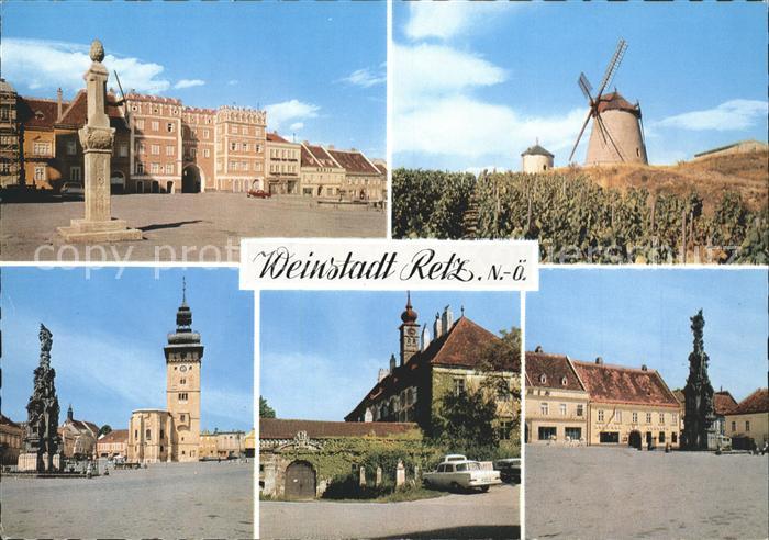 Retz Saeule Windmuehle Kirche Schloss