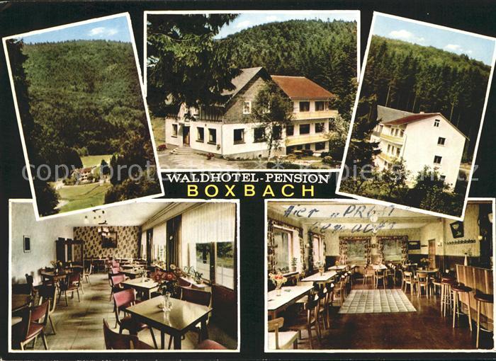 Boxbach Waldhotel Pension Boxbach Gastraeume Bar