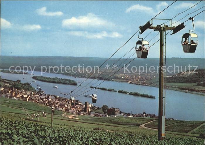 Ruedesheim Rhein Kabinenlift zum Niederwalddenkmal