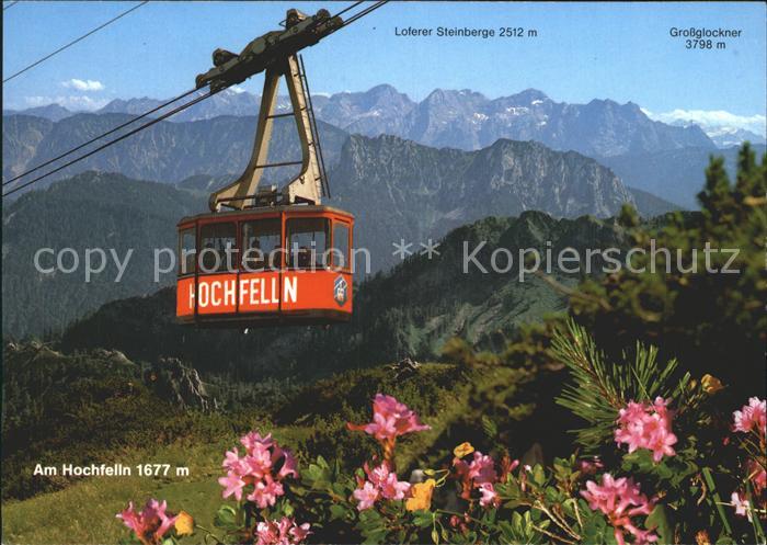 Hochfelln Bergen Hochfelln Kabinen Seilbahn Loferer Steinberge Grossglockner