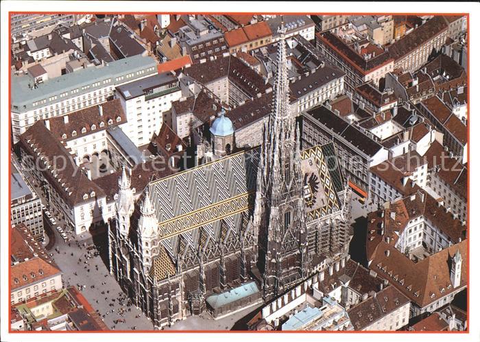 Wien Stephansdom Fliegeraufnahme