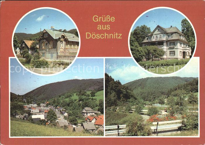 Doeschnitz Haus Sonnenau Ortsblick Parkanlage