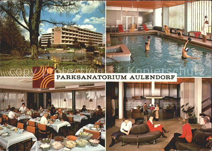Aulendorf Parksanatorium Aulendorf Hallenbad Speisesaal Rezeption