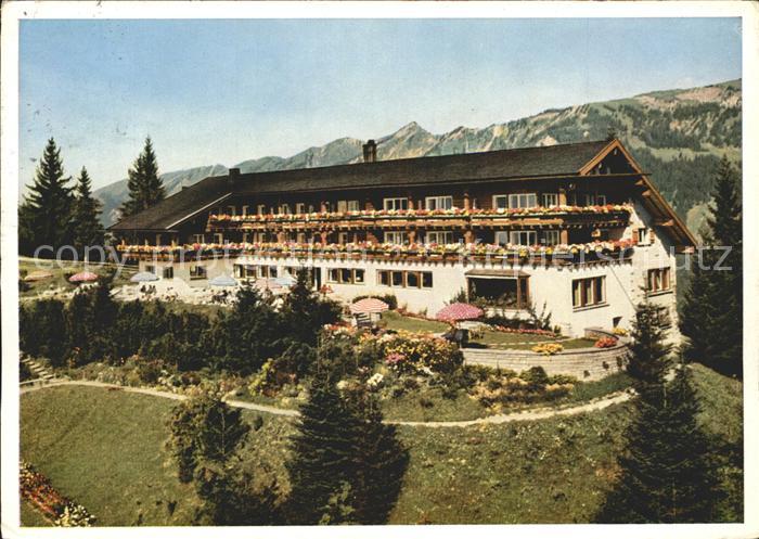 Sonthofen Oberallgaeu Berghotel Allgaeuer Berghof mit Alpe Eck