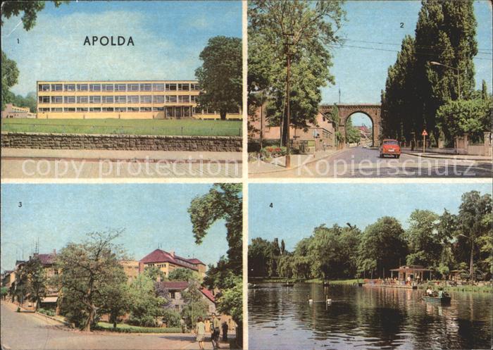 Apolda Polytech Oberschule Viadukt Ebertplatz Lohteich