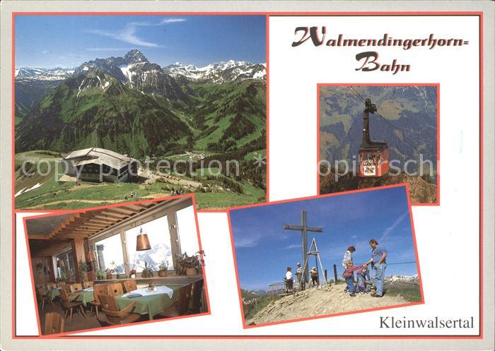 Mittelberg Kleinwalsertal Walmendingerhorn Bahn Panorama Gipfelkreuz