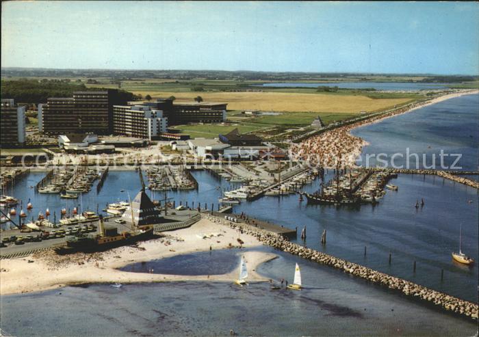 Damp Ostseeheilbad Fliegeraufnahme