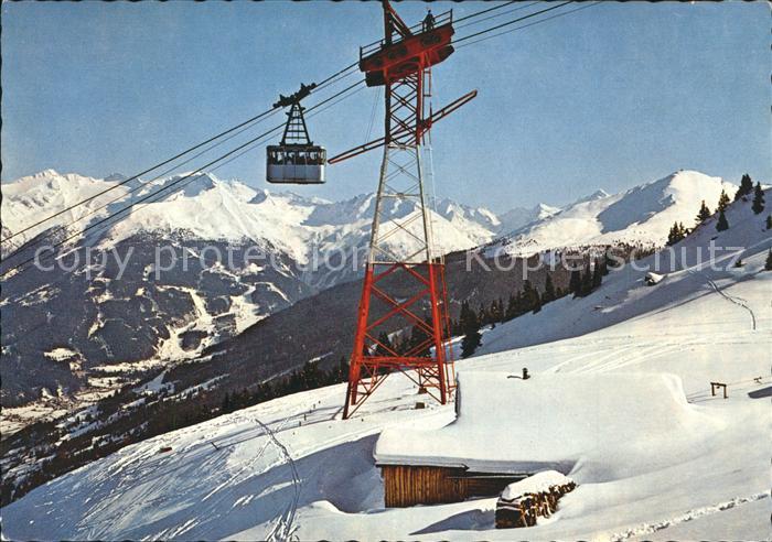 Bad Hofgastein Schlossalmbahn zur Kleinen Scharte mit Hohe Tauern und Stubnerkog
