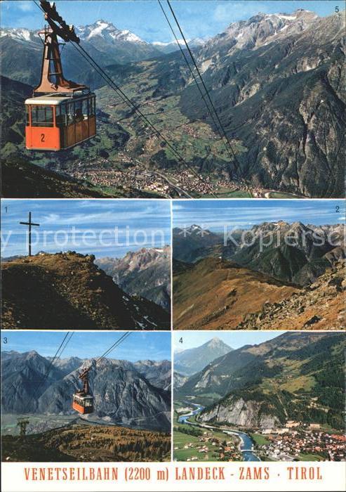 Zams Venetselbahn Landeck Zams Gipfelkreuz Grabberggipfel Hoher Riffler Parseier