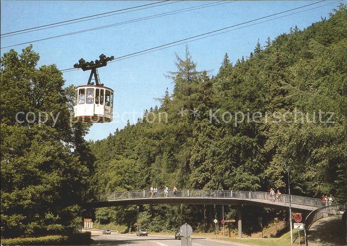 Bad Harzburg Burgberg Seilbahn Fussgaengerbruecke