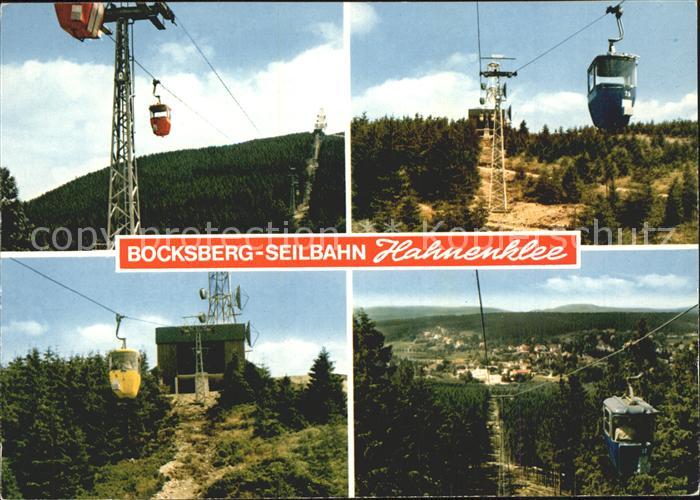 Hahnenklee-Bockswiese Harz Bocksberg Seilbahn Teilansichten
