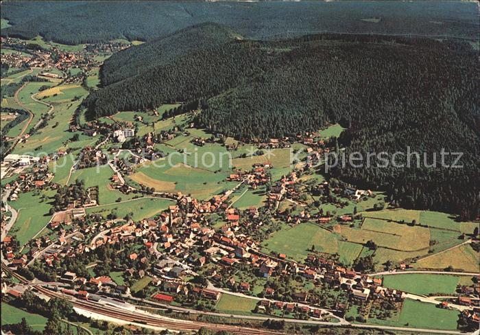 Baiersbronn Schwarzwald Fliegeraufnahme
