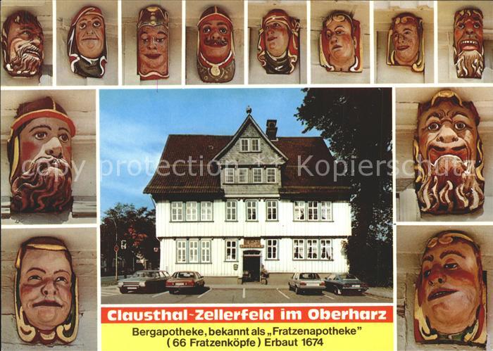 Zellerfeld Bergapotheke und Holzmasken Fratzenapotheke