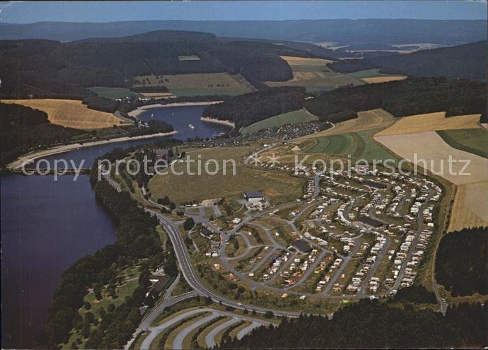 Mielinghausen Fliegeraufnahme Camping Hennesee