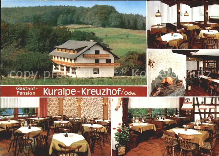 Lautertal Odenwald Gasthaus Pension Kuralpe Kreuzhof