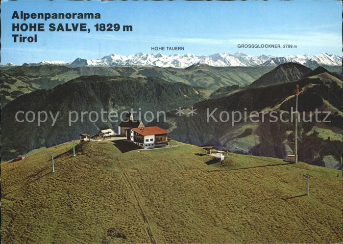 Hopfgarten Brixental Restaurant Hohe Salve Fliegeraufnahme