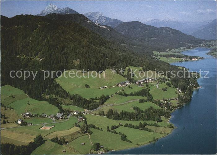 Weissensee Kaernten Fliegeraufnahme