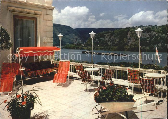 Boppard Rhein Bellevue Rheinhotel Dachgarten