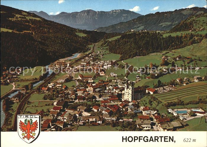 Hopfgarten Brixental Fliegeraufnahme