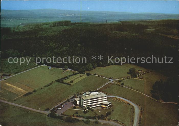 Bad Marienberg Westerwald Fliegeraufnahme Kneipp-Kurhotel Wildpark
