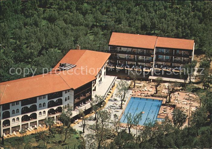 Malcesine Lago di Garda Fliegeraufnahme Hotel Don Pedro