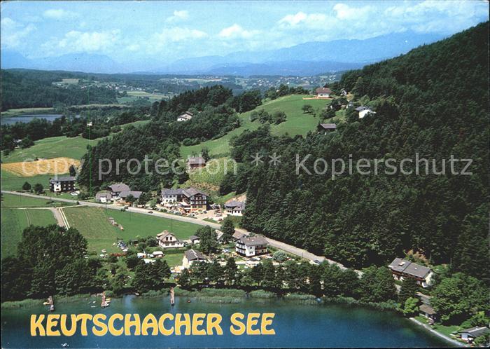 Keutschach See Fliegeraufnahme