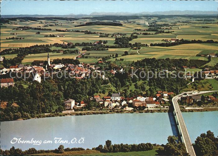 Obernberg Inn Fliegeraufnahme Bruecke Inn